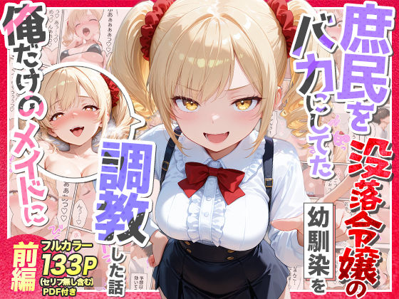 庶民をバカにしてた没落令嬢の幼馴染を俺だけのメイドに調教した話〜前編〜【Residence】