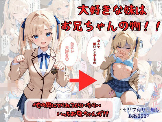 大好きな妹はお兄ちゃんの物！！ 他の男にとられるくらいなら・・いっそお兄ちゃんが！【着衣（下着＆コスプレ）有りは大正義】