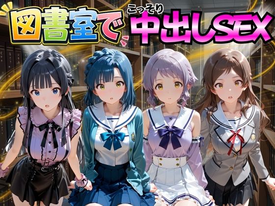 図書室でこっそり中出しSEX ア○ドルマスターミリオンライブ編【金色の玉転がし】