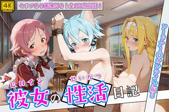 〈セリフ付き〉ヒロイン彼女の性活日記 ソードアー〇オンライン編3【万天屋】